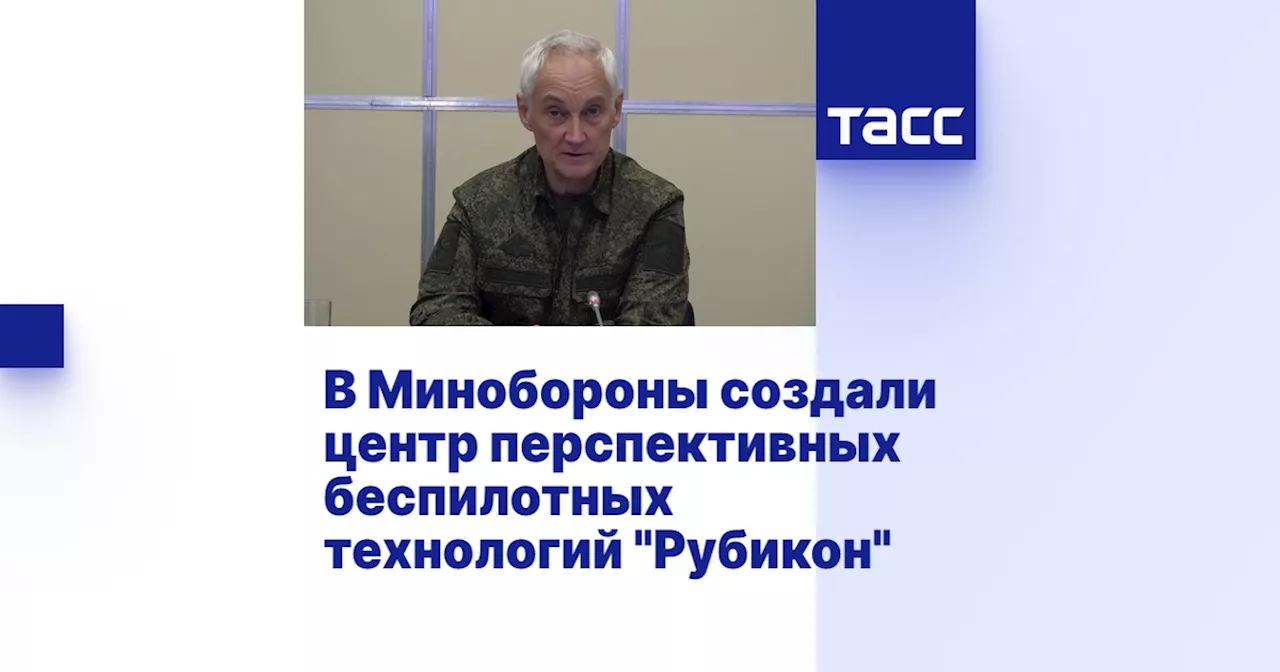 В Минобороны создали центр перспективных беспилотных технологий 'Рубикон'