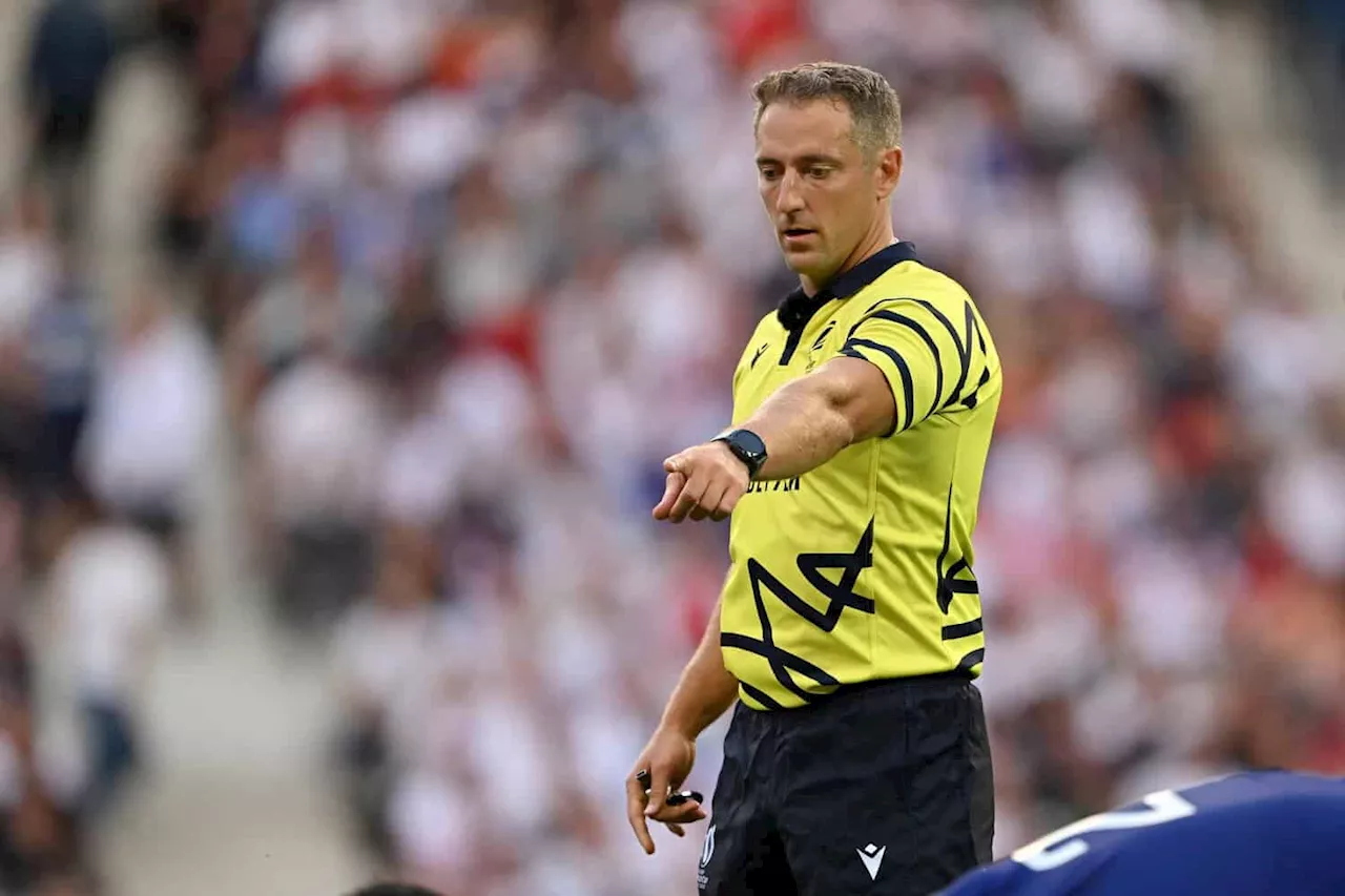 Referees named for Boks’ Tests in Europe in November
