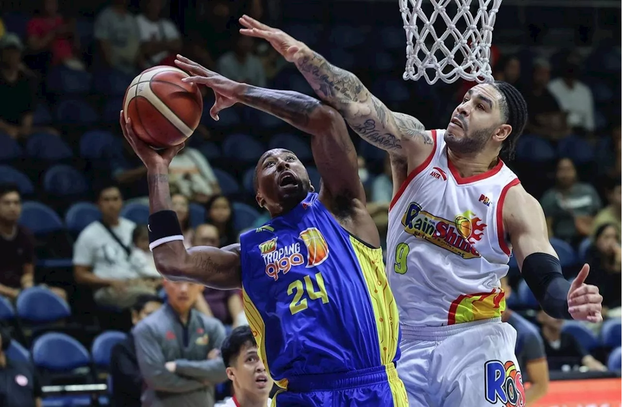 TNT routs Rain or Shine for 2-0 series lead