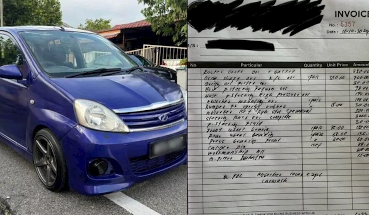 Woman’s Perodua Viva RM6,277 Repair Bill Shock