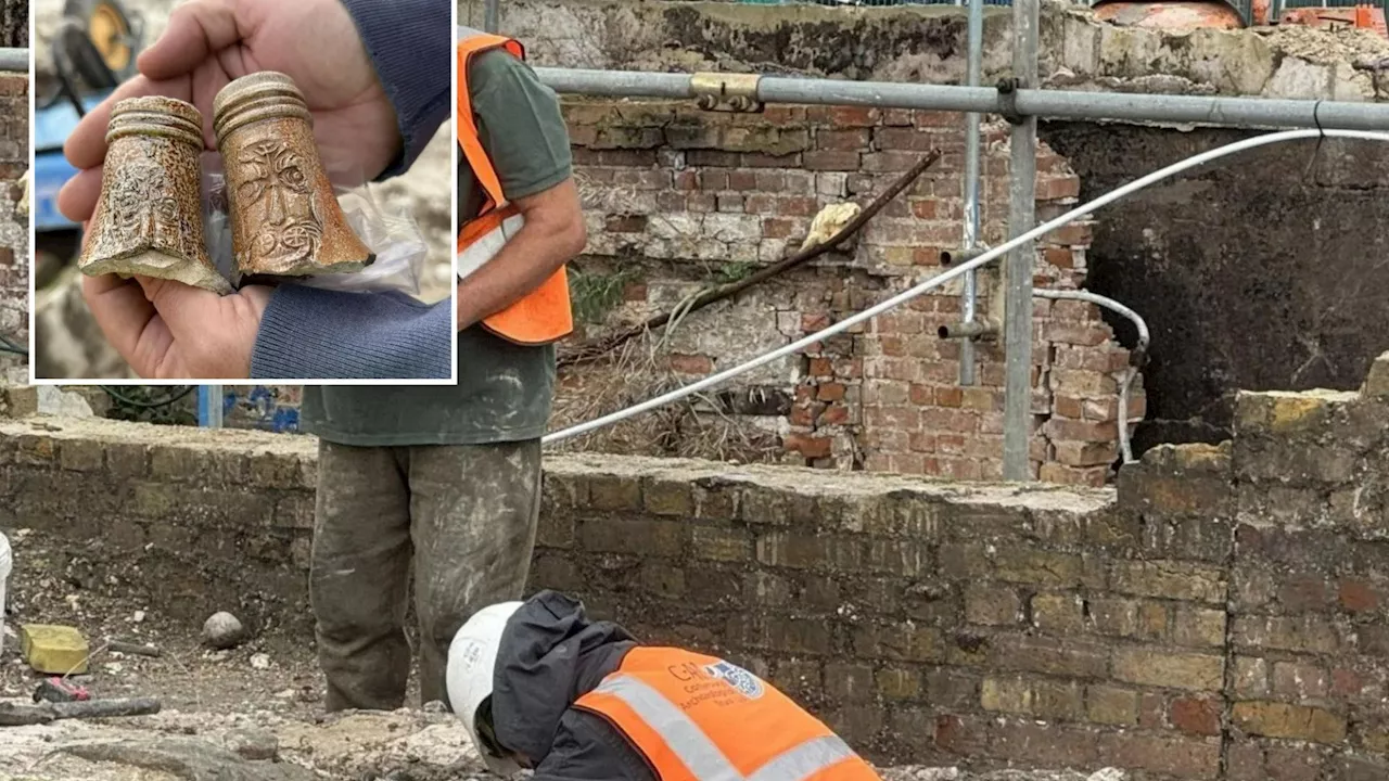 Archaeologists uncover ‘one of UK’s oldest PUBS’ buried under nightclub – including centuries-old wine bott...