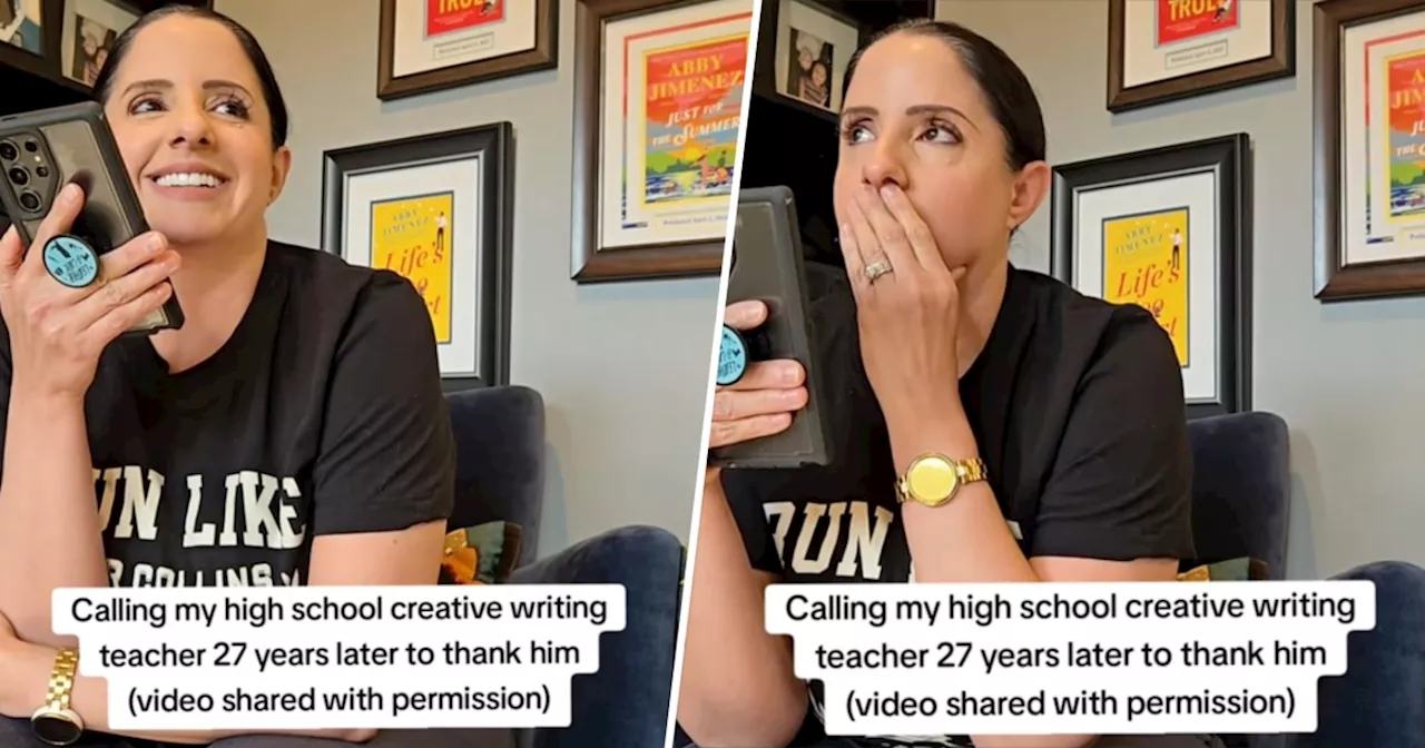 Abby Jimenez Calls Her High School Writing Teacher After Writing Multiple Bestsellers