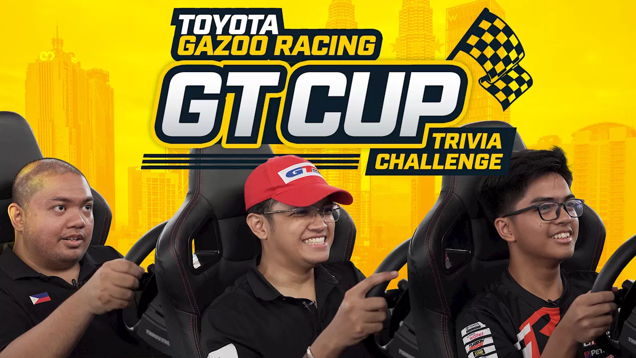 Watch: We test the motorsports knowledge of our PH reps to the 2024 Toyota GR GT Cup Asia Finals