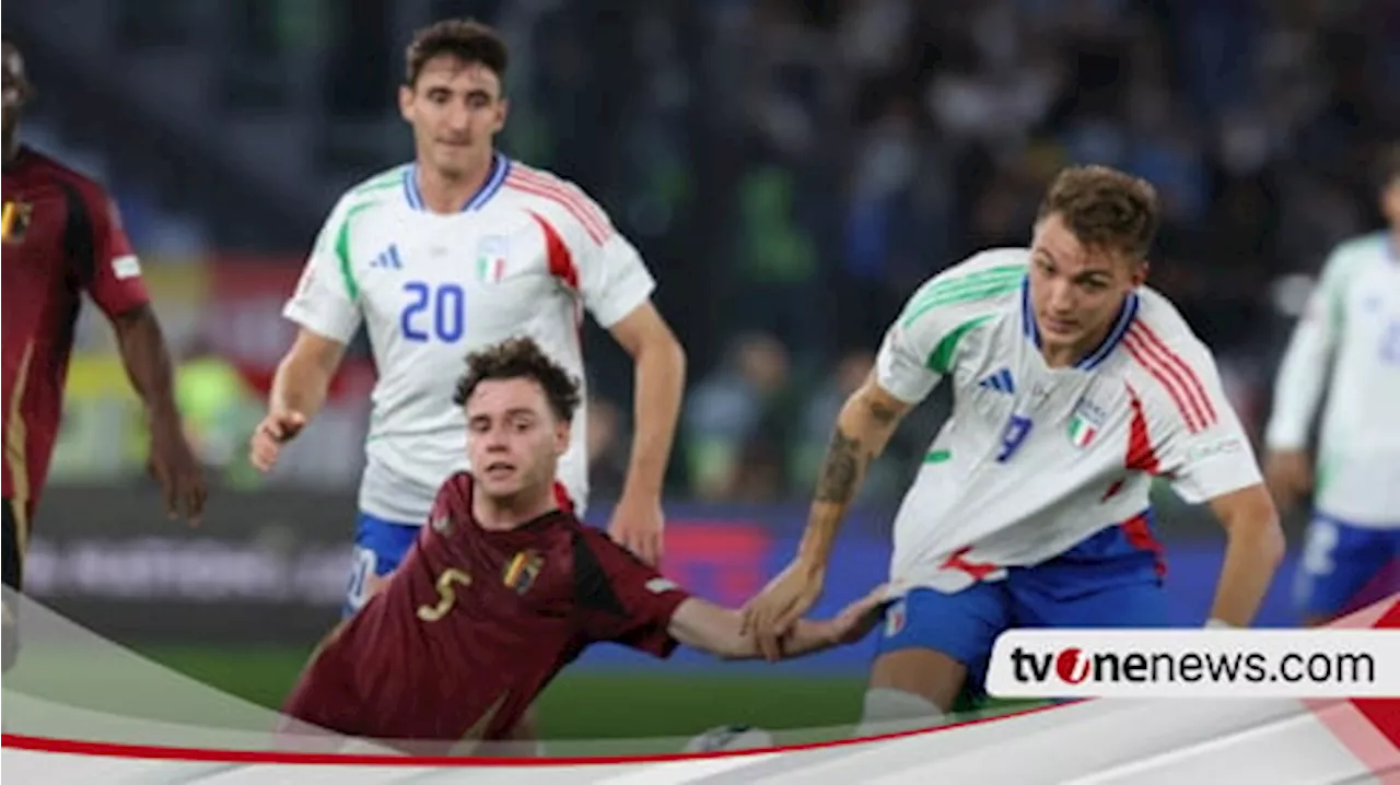 Hasil Lengkap UEFA Nations League 2024/2025 Semalam: Italia Ditahan Belgia, Prancis Gulung Israel