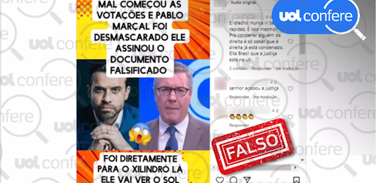 Pablo Marçal não foi preso por laudo médico falso atribuído a Boulos