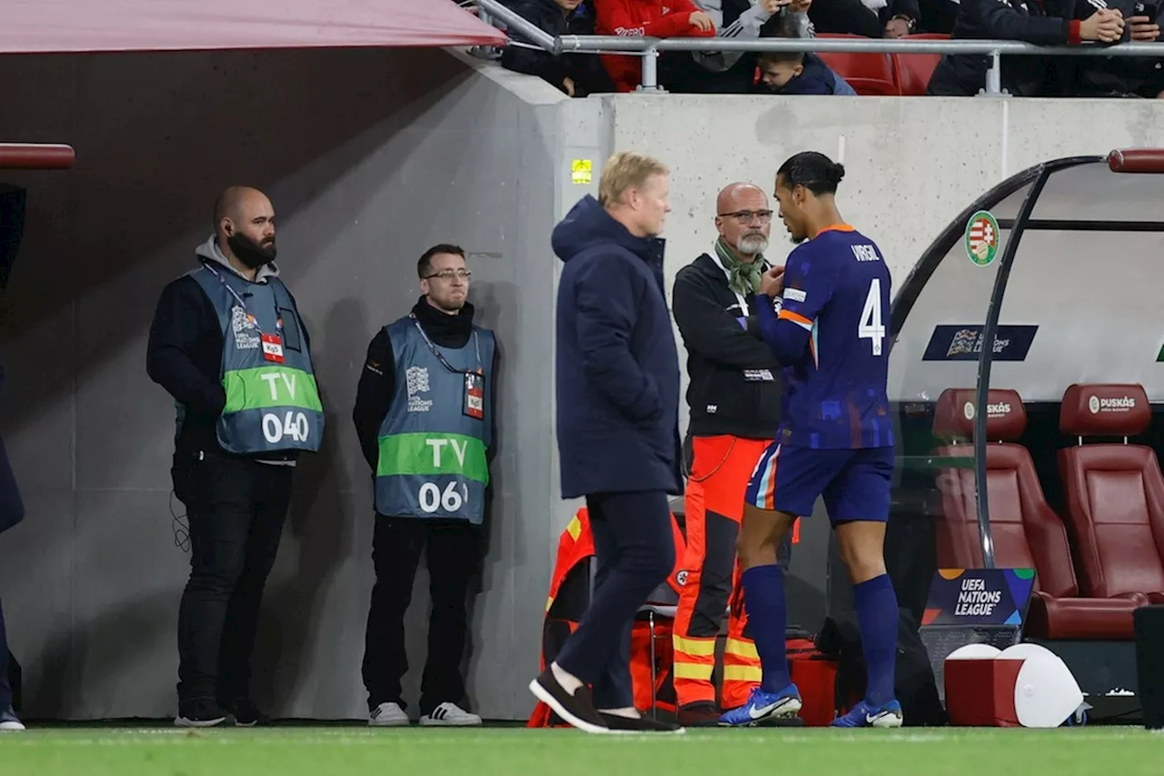 Van Dijk blijft bij Oranje en verklapt wat hij tegen scheidsrechter zei