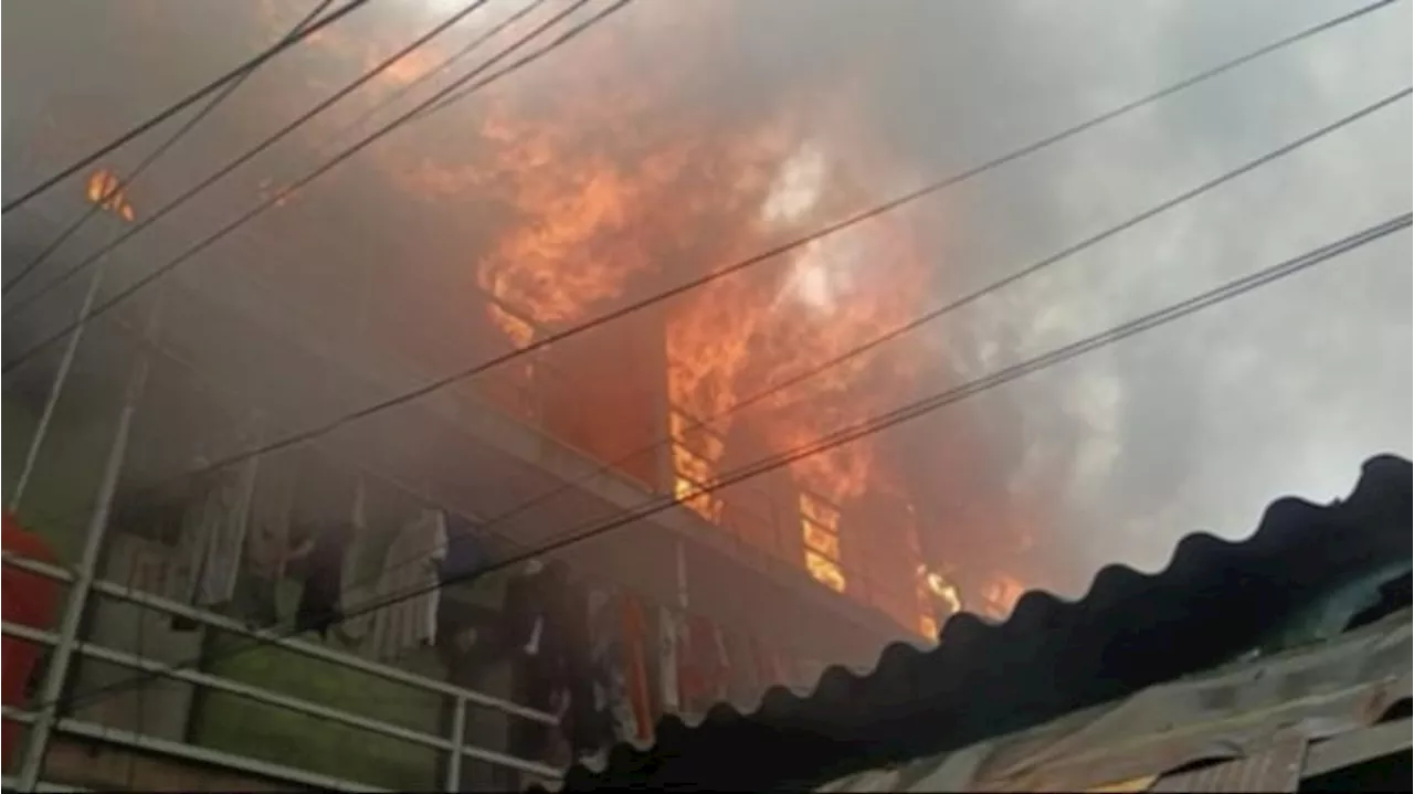 Kebakaran Hebat Landa 100 Pintu Rumah Kontrakan di Tambora, Kerugian Capai Rp 2,3 Miliar