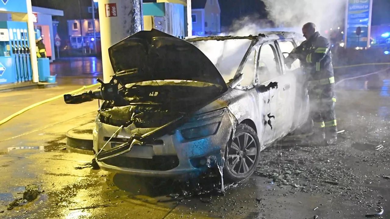 Frauenleiche nach Fahrzeugbrand an Gütersloher Tankstelle gefunden