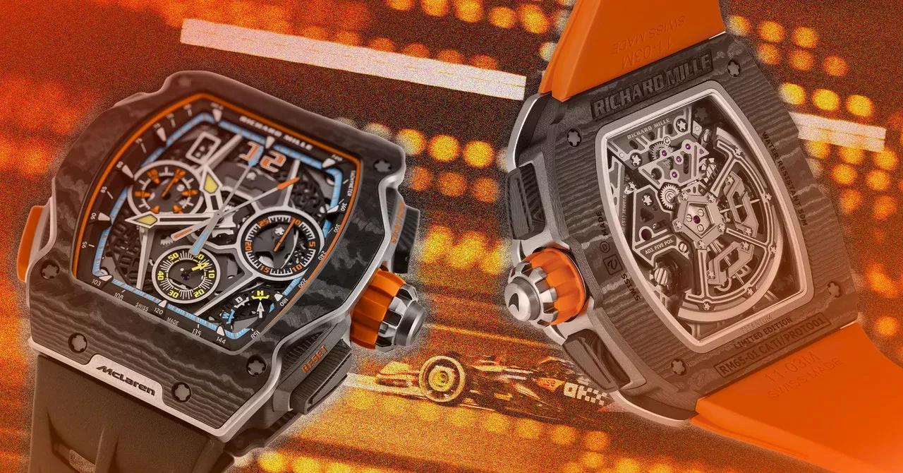 Richard Mille's New McLaren Watch Has a ‘Jump Start’ Button