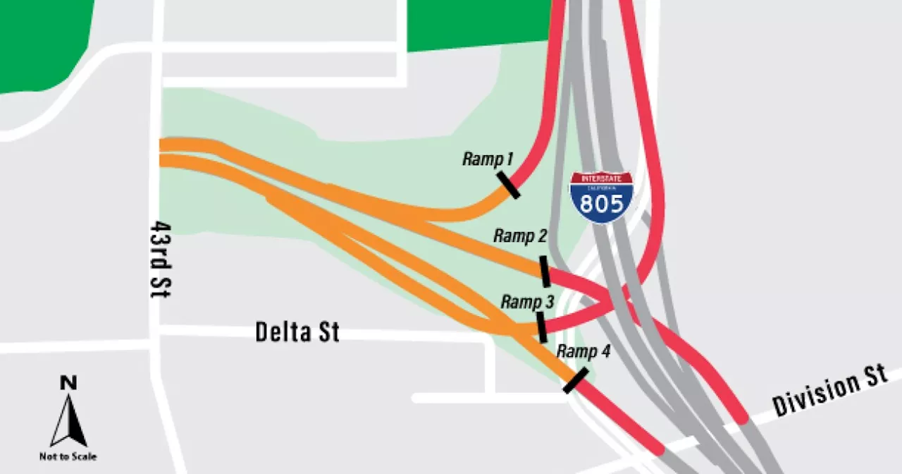 Closure of I-805 ramps will allow SE San Diego, National City to connect