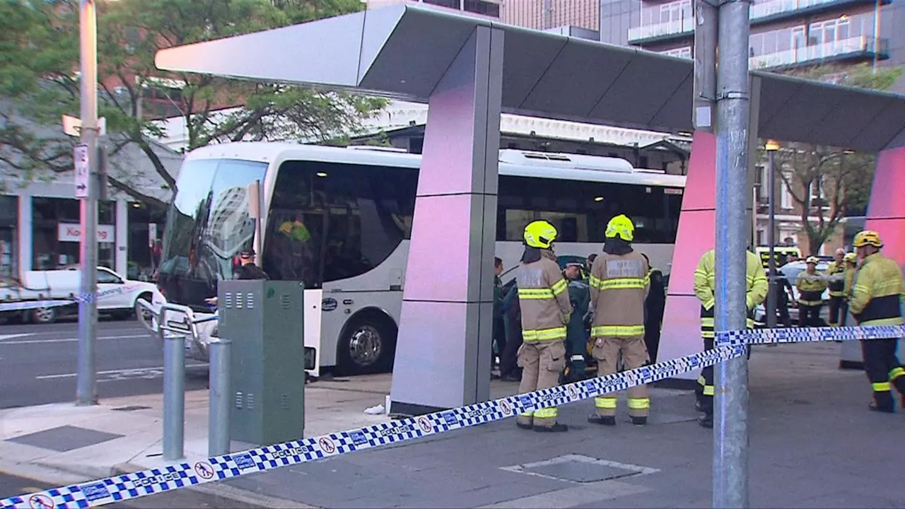 Chaotic scenes as man allegedly attempted to drive coach bus full of elderly passengers in Adelaide