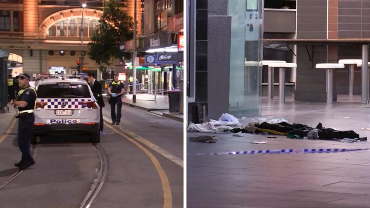 Manhunt launched after deadly attack in Melbourne's CBD