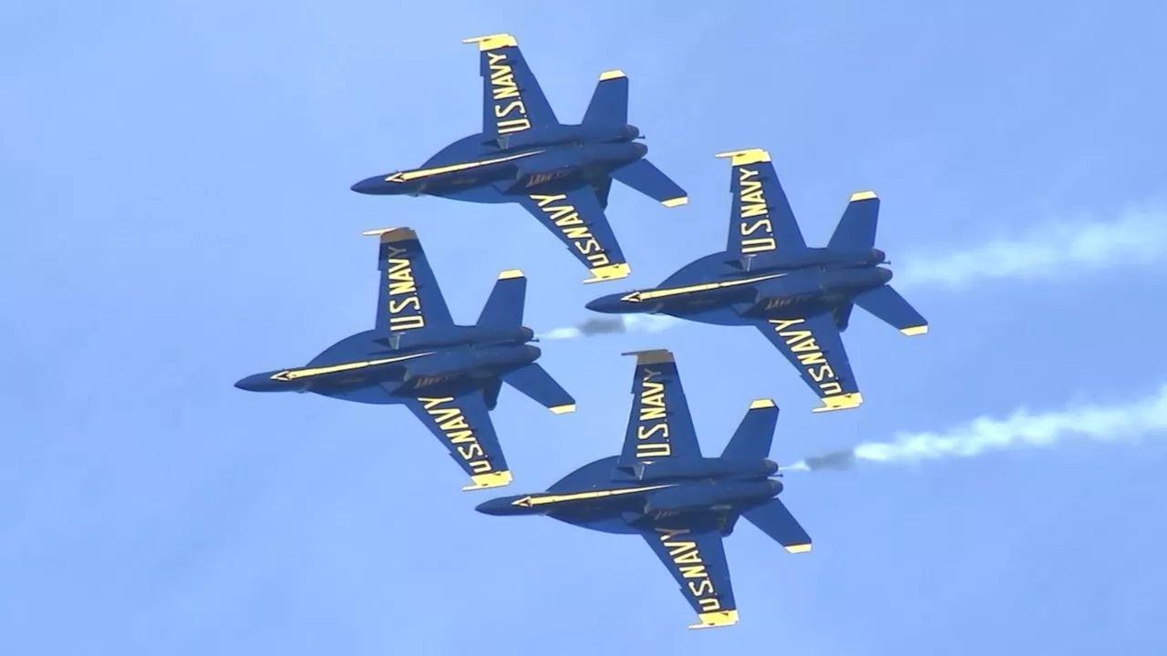 Blue Angels roar over San Francisco Bay in dazzling Fleet Week air show