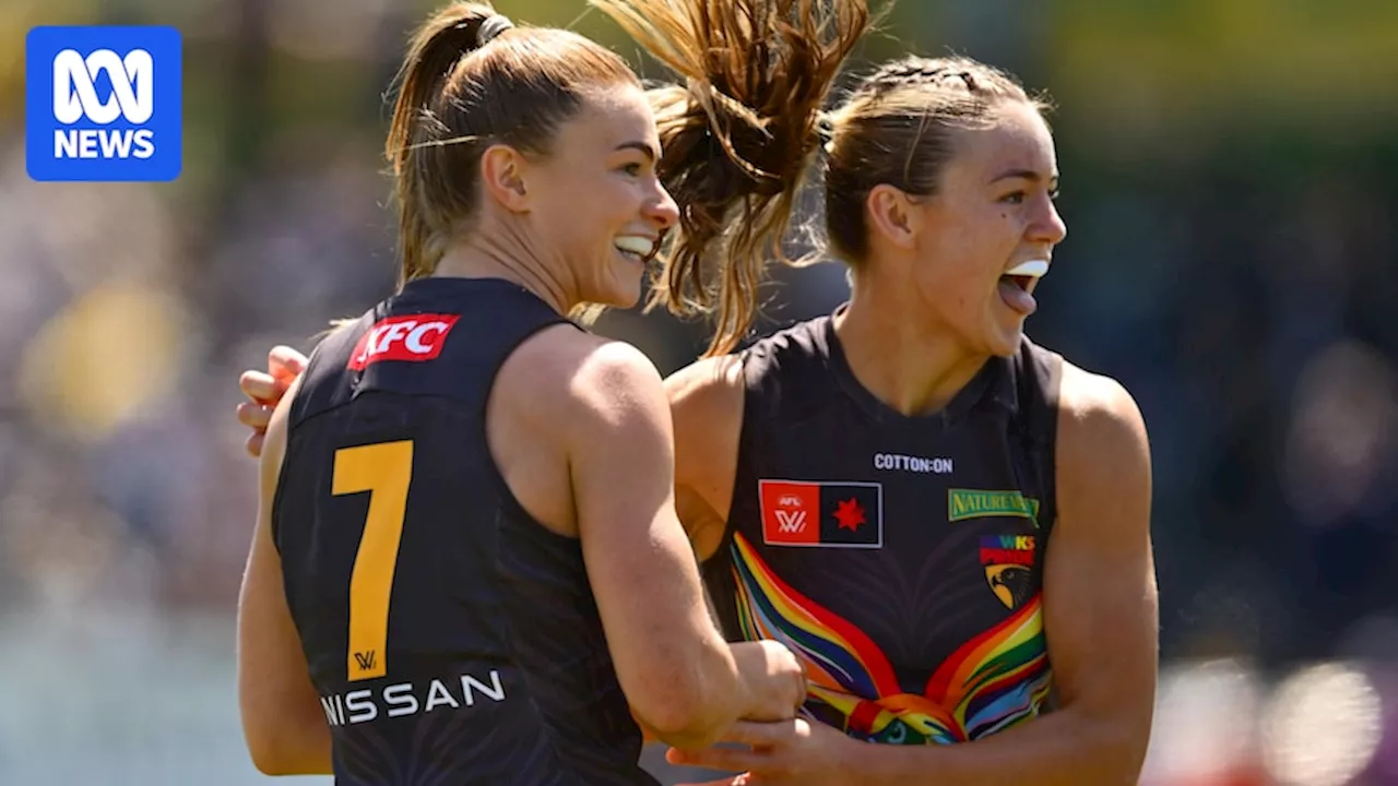 Hawks dent Eagles' AFLW finals hopes with 66-point thumping