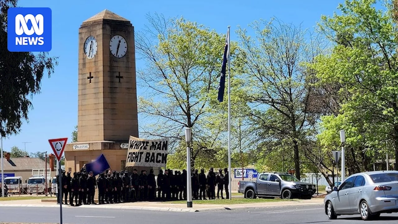 White supremacists rally in country NSW town of Corowa, angering locals