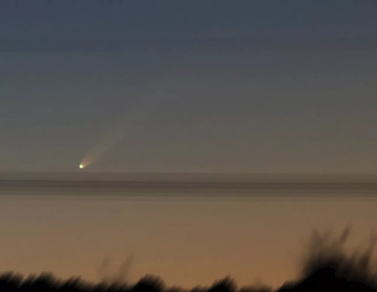 La cometa C/2023 visibile a occhio nudo al tramonto DIRETTA ALLE 19,00