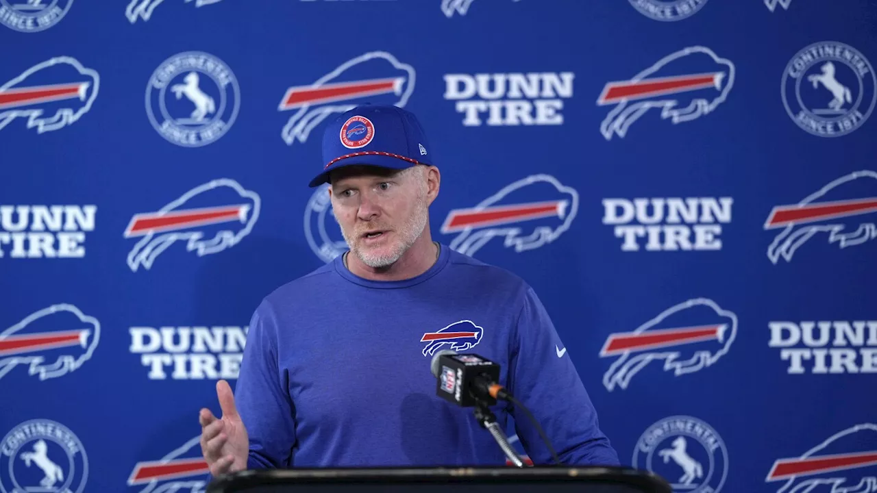 Bills coach McDermott rules out starting defensive tackle Oliver from playing Jets on Monday night