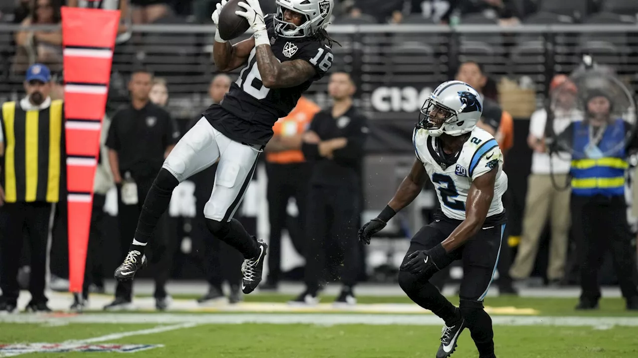 Raiders wide receiver Jakobi Meyers downgraded to doubtful for game versus Steelers