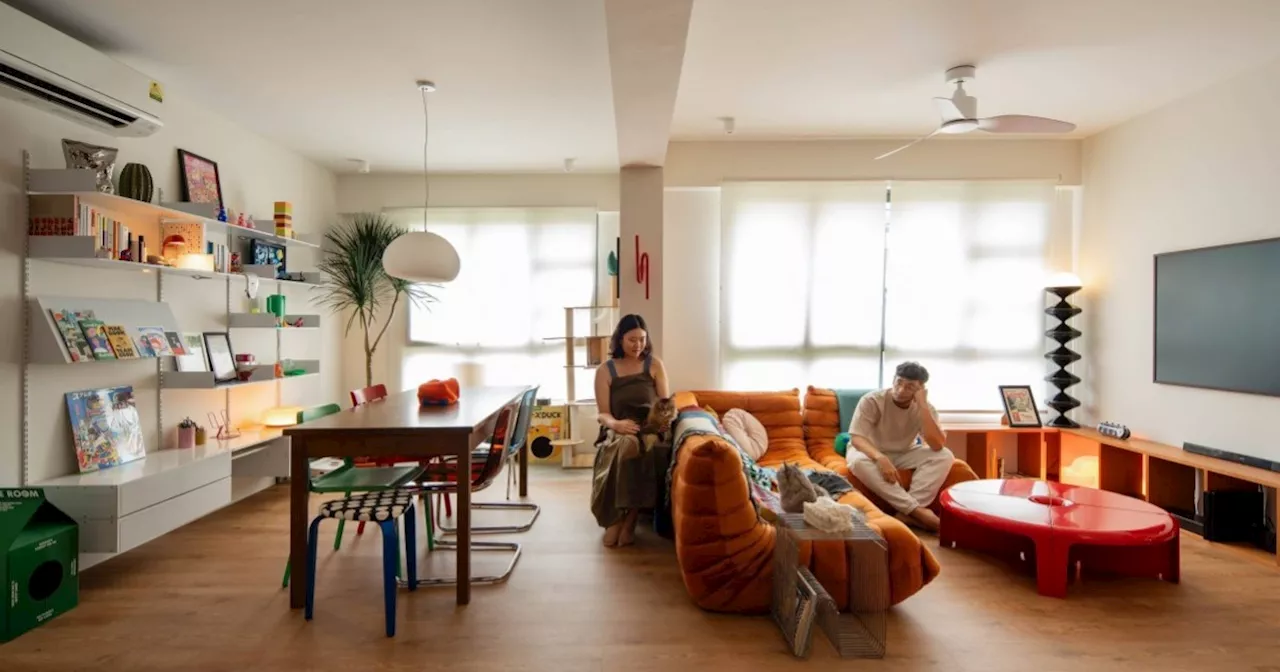 How a 4-room Tampines BTO flat was transformed into a colourful home with a pottery studio