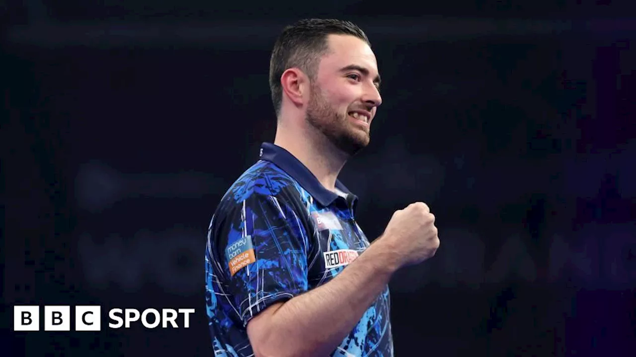 World Grand Prix darts: Luke Humphries thrashes Ryan Joyce to reach final