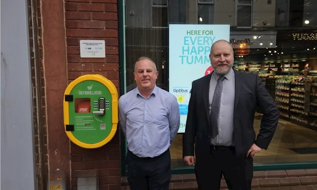 New defibrillator in place outside Fishergate shop