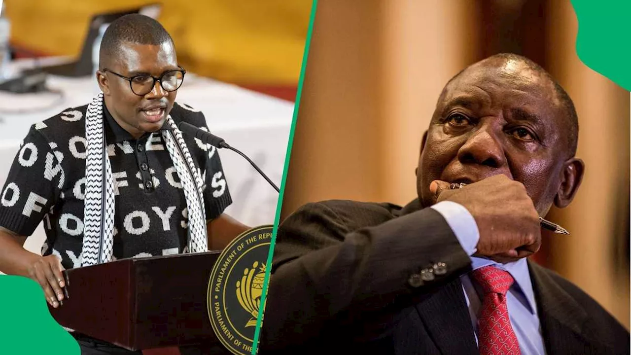 ANC Youth League Leader Warns Cyril Ramaphosa, Threatens to Install Himself as President of SA