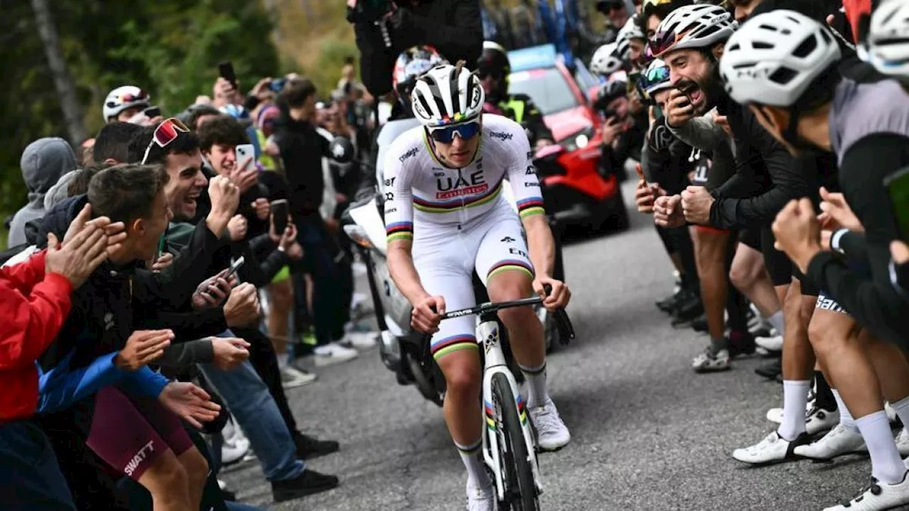 Pogacar vince il Giro di Lombardia, è il quarto successo di fila: lo sloveno eguaglia Coppi