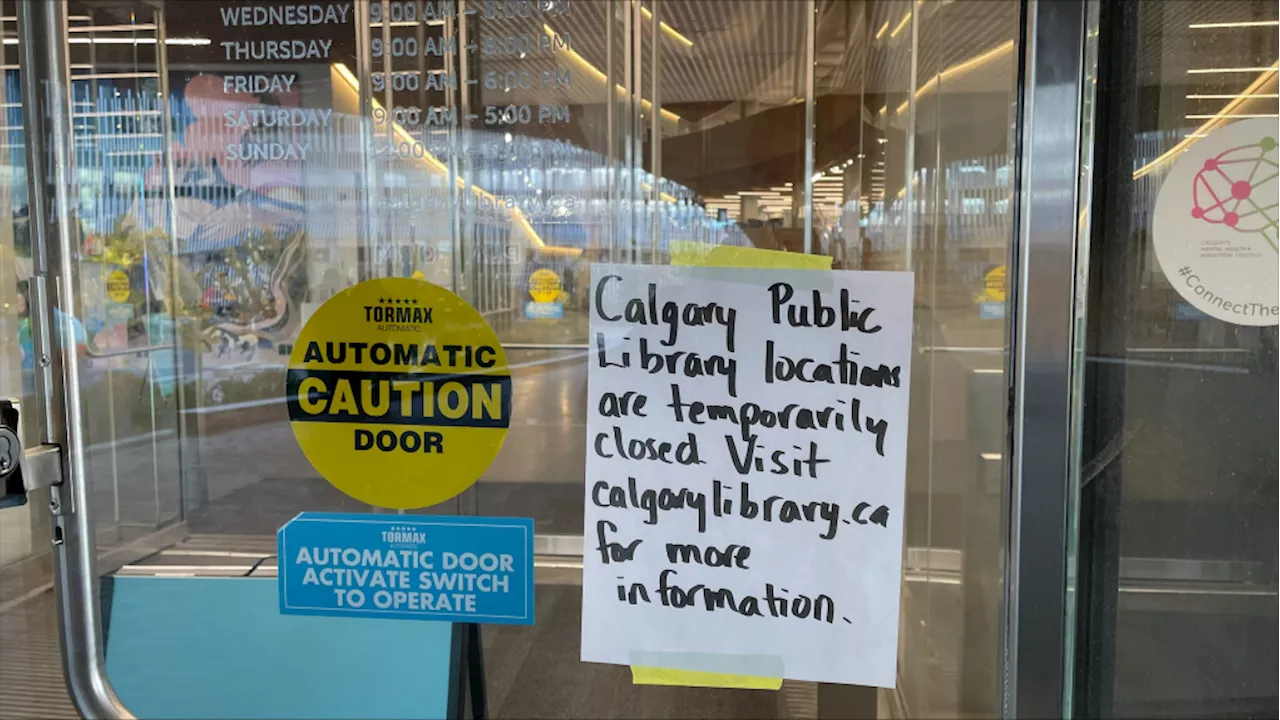 Calgary Public Library locations closed due to cybersecurity breach