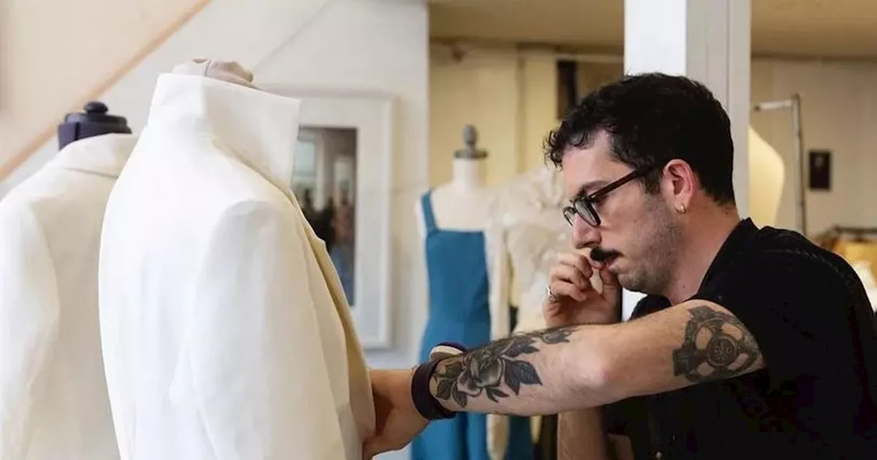 Scots fashion designer goes viral for his 'gender-fluid' wedding outfits