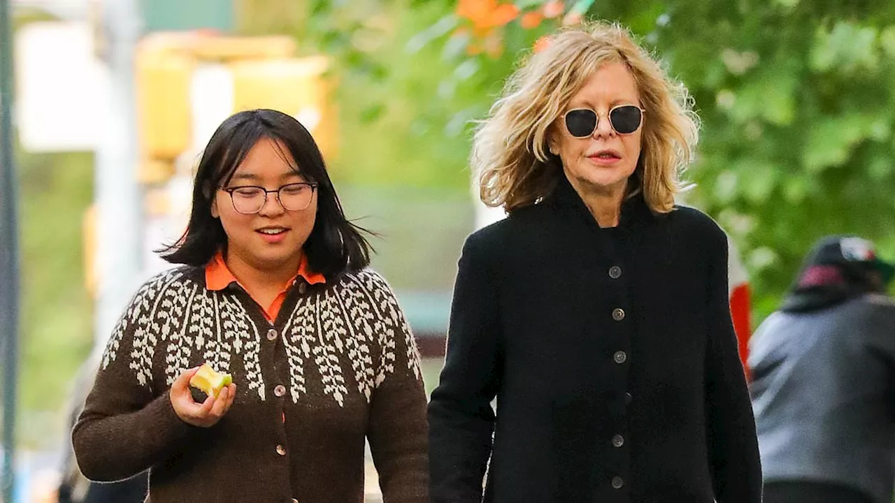 Meg Ryan bundles up on walk with daughter Daisy in New York City