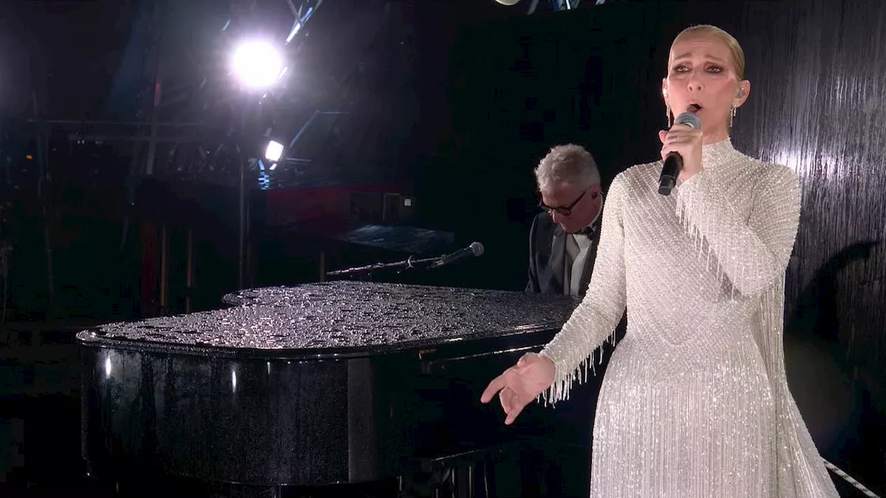 Celine Dion's showstopping Olympics performance is slammed as 'FAKE' and pre-recorded in...