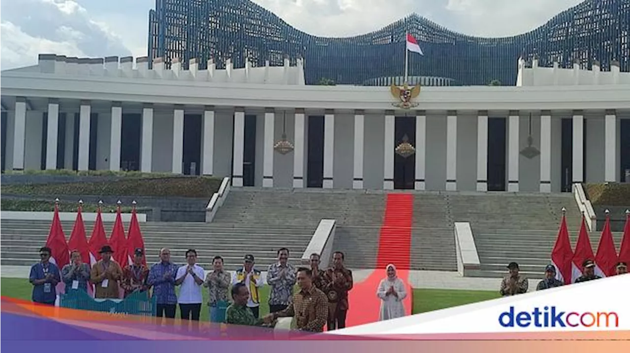 Jokowi Resmikan Istana Negara di IKN, Sebut Prabowo Bakal Resmikan Istana Garuda