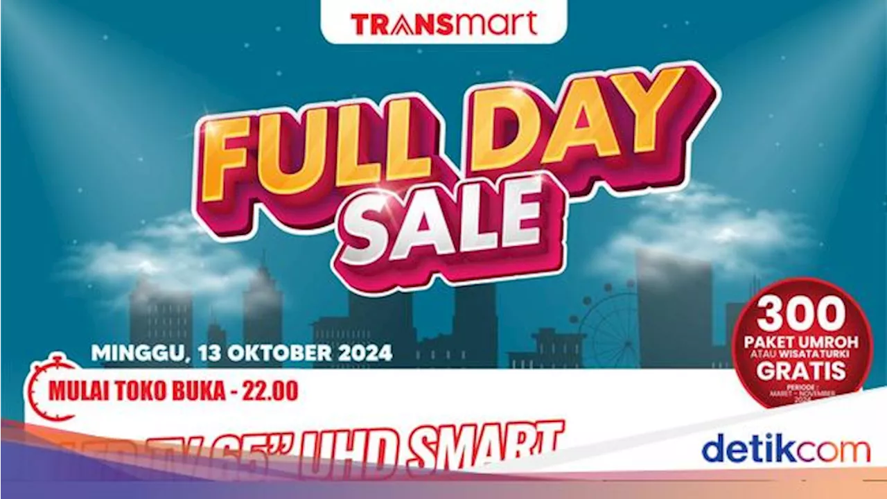 Besok ke Transmart Full Day Sale, UHD Smart TV 65 Inch Diskon Rp 3,9 Jutaan!