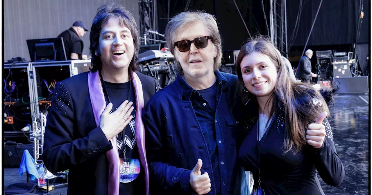 Sir Paul McCartney takes couple up on life changing promise