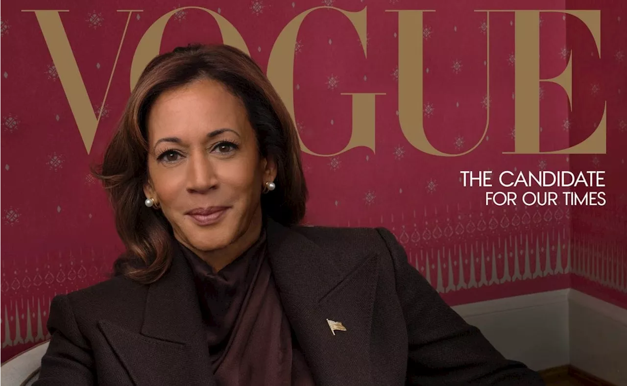 Kamala Harris aparece en la portada de Vogue; la describen como la 'candidata de nuestro tiempo'