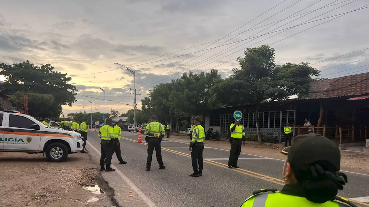 Disponen cerca de 100 policías de tránsito en el Atlántico para este puente festivo