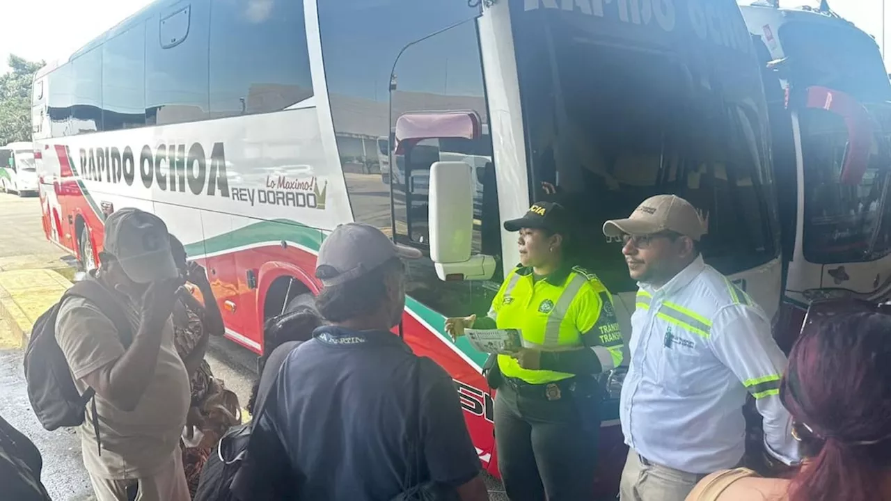 Incrementan la seguridad en las terminales de transporte de Magangué, Bolívar