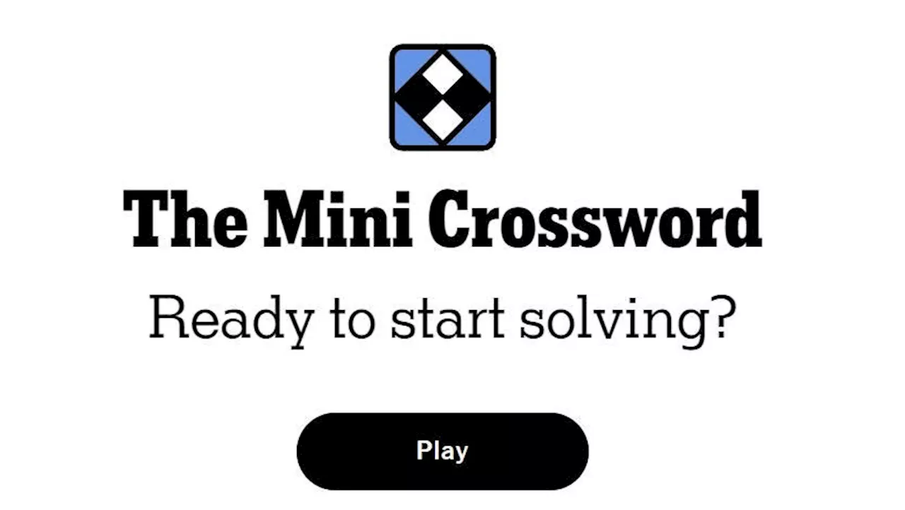 Today’s NYT Mini Crossword Clues And Answers For Saturday, October 12