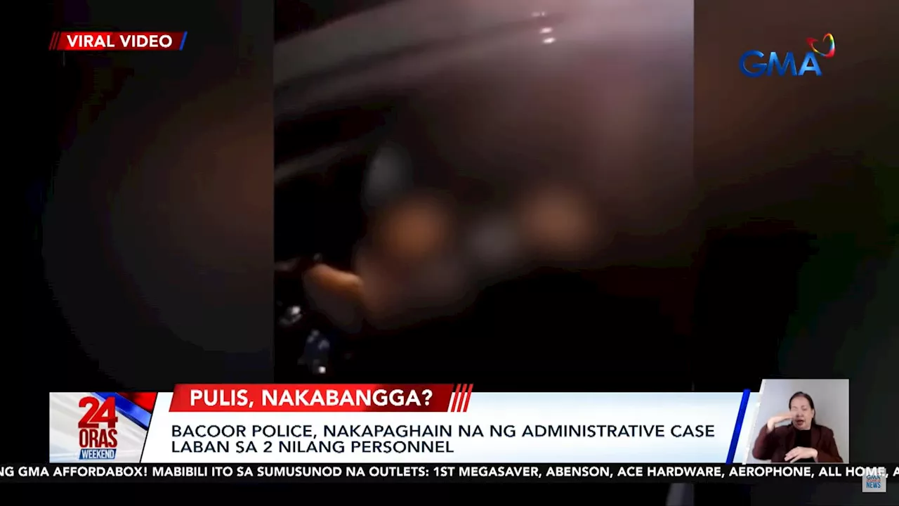 Pulis na lasing umano, viral nang makabangga ng motorista gamit ang police mobile sa Cavite