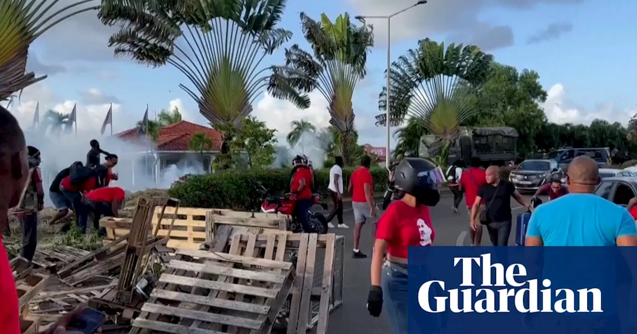 Violent protests at Martinique airport strand hundreds of passengers