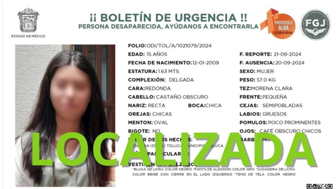 Localizan a Jaqueline en Veracruz menor de 15 años que había desaparecido en Edomex, culpan a su maestra