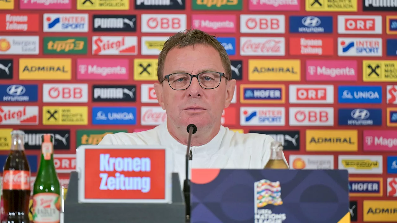 Vor Kracher gegen Norwegen - ÖFB-Teamchef Rangnick: 'Ist der Schlüssel für morgen'