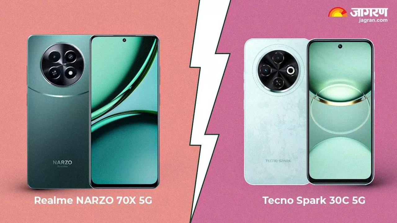 Tecno Spark 30C और Realme Narzo 70X दोनों की कम कीमत, लेकिन कौन-सा है दमदार