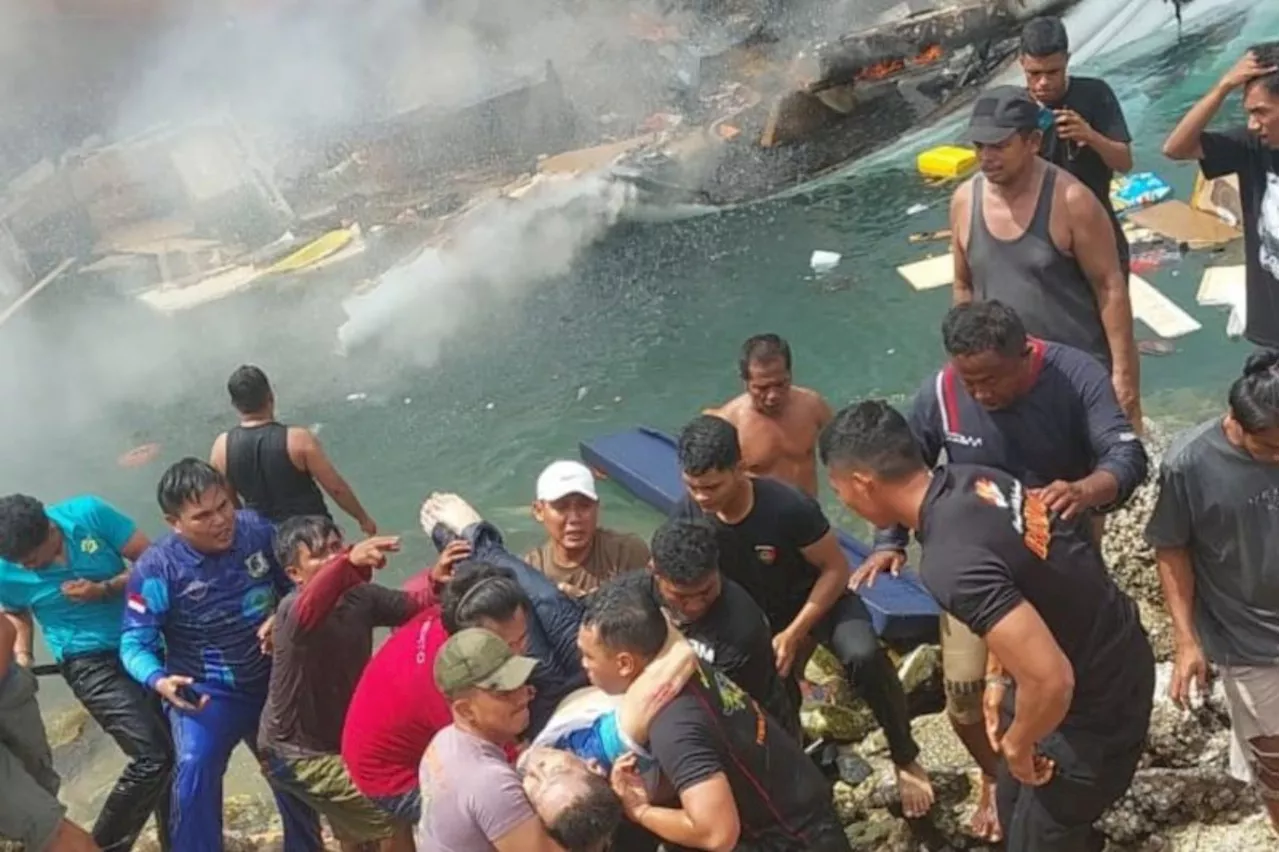 Kebakaran Speedboat Menewaskan 6 Orang di Pulau Taliabu