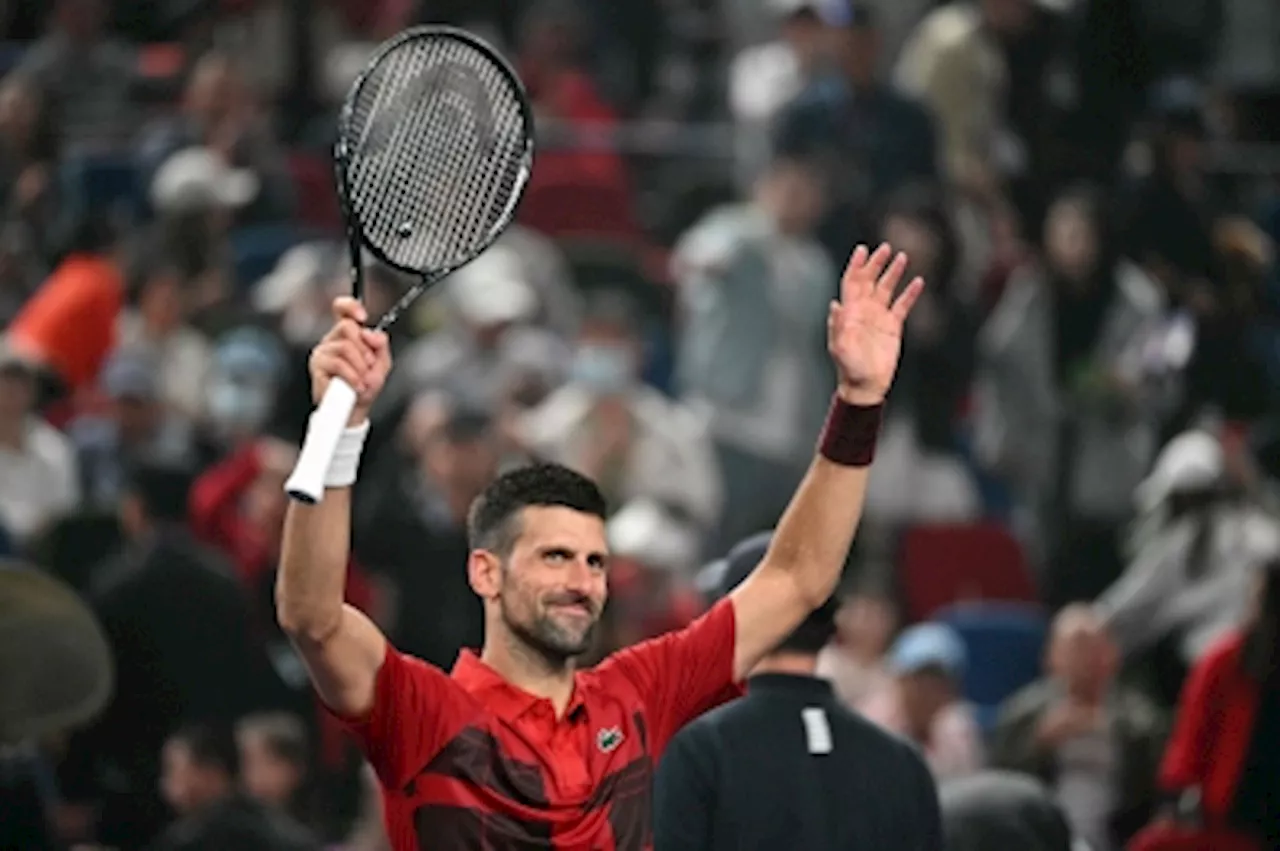 Djokovic battles past Mensik to reach ninth Shanghai Masters semi-final, sets up clash with Fritz