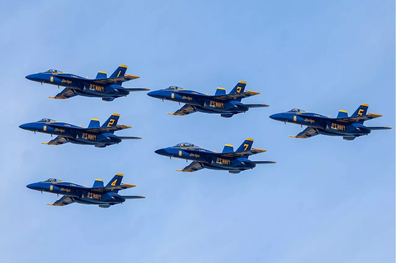 Blue Angels Take to the Skies Over San Francisco Bay for Fleet Week