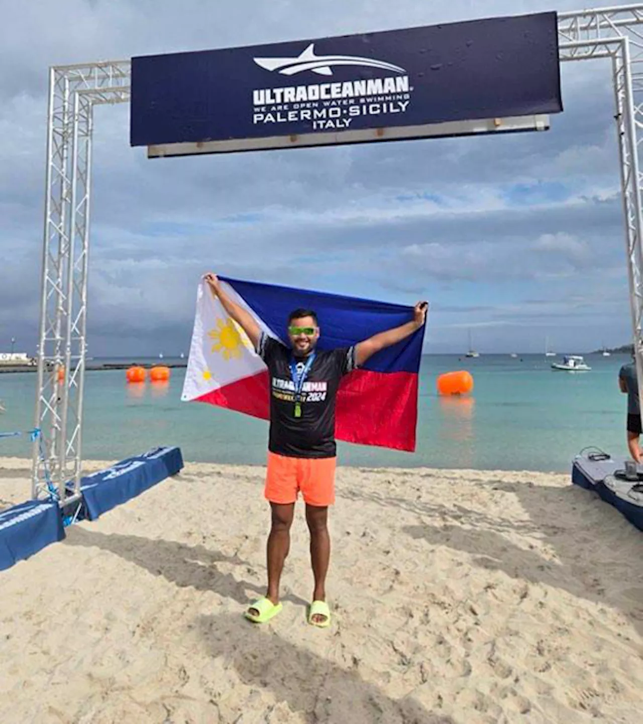 Cali first Filipino to win in Ultraoceanman in Italy