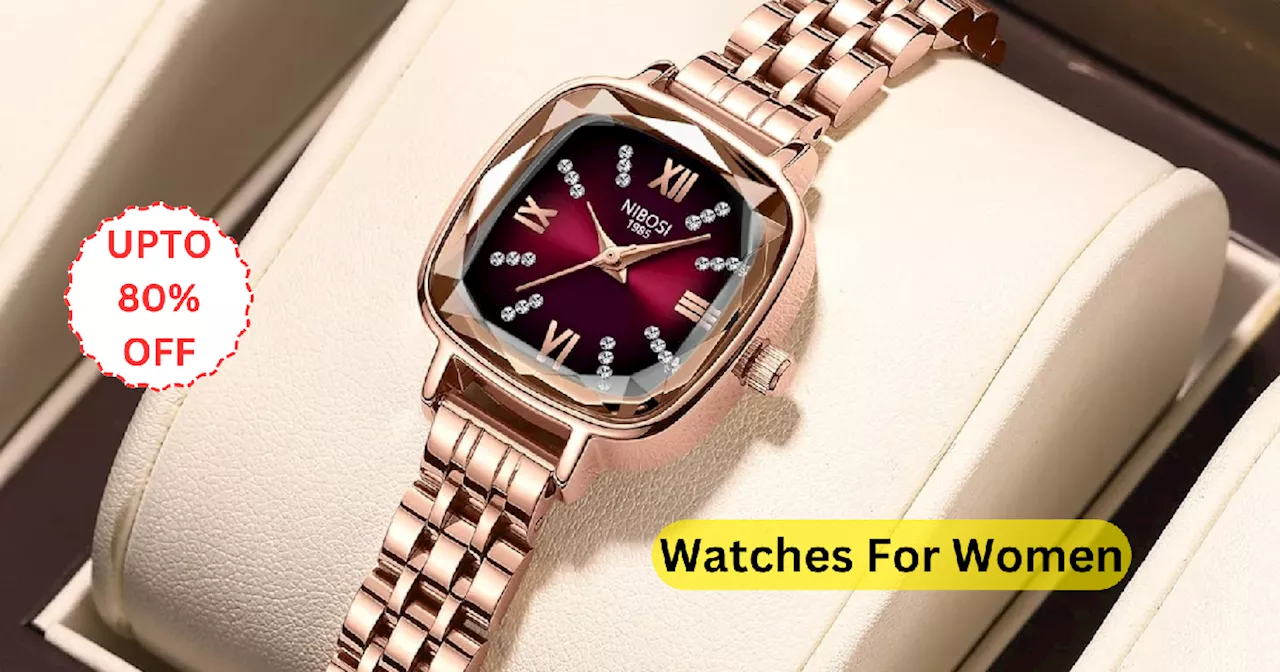 इन Womens Watches से मिलेगा सबसे अलग स्टाइल स्टेंटमेंट, Amazon Great Indian Sale दे रही है 80% तक की छूट