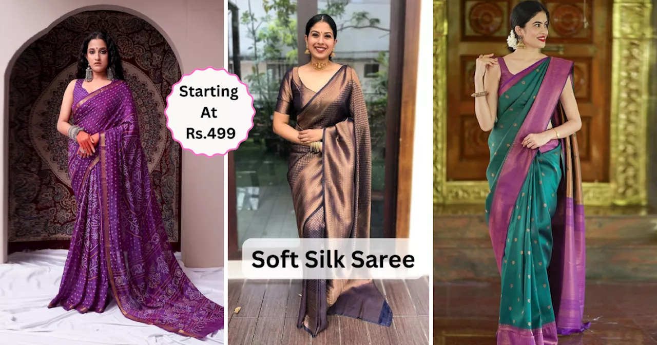 2 हजार वाली Soft Silk Saree मिल रही हैं 499 रुपये में! Amazon Great Indian Sale ऑफर देख महिलाएं कह रहीं हाय तौबा