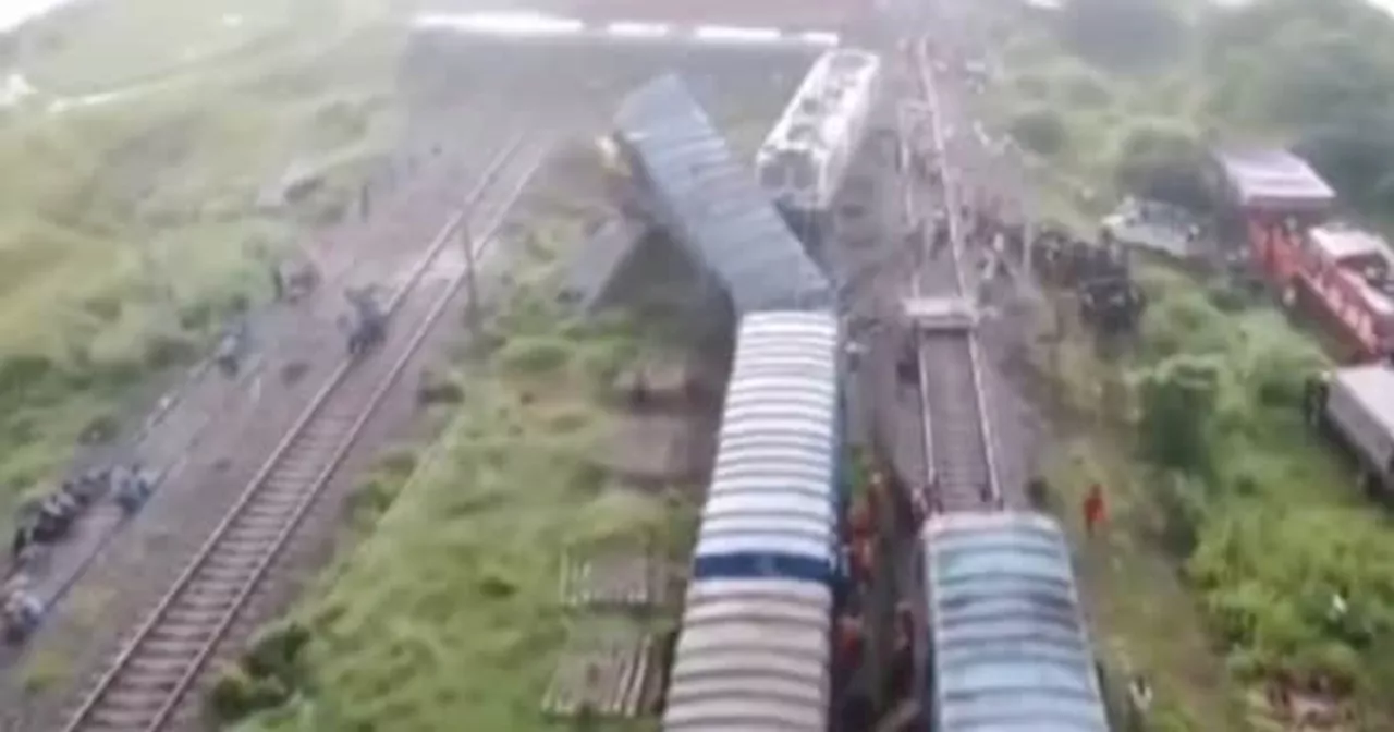 Tamil Nadu Train Accident: Drone की नजर से देखें हादसे का भयावह मंजर